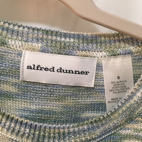 NWT - Alfred Dunner Women’s Small Short Sleeve Blouse Multicolored - Picture 2 of 6